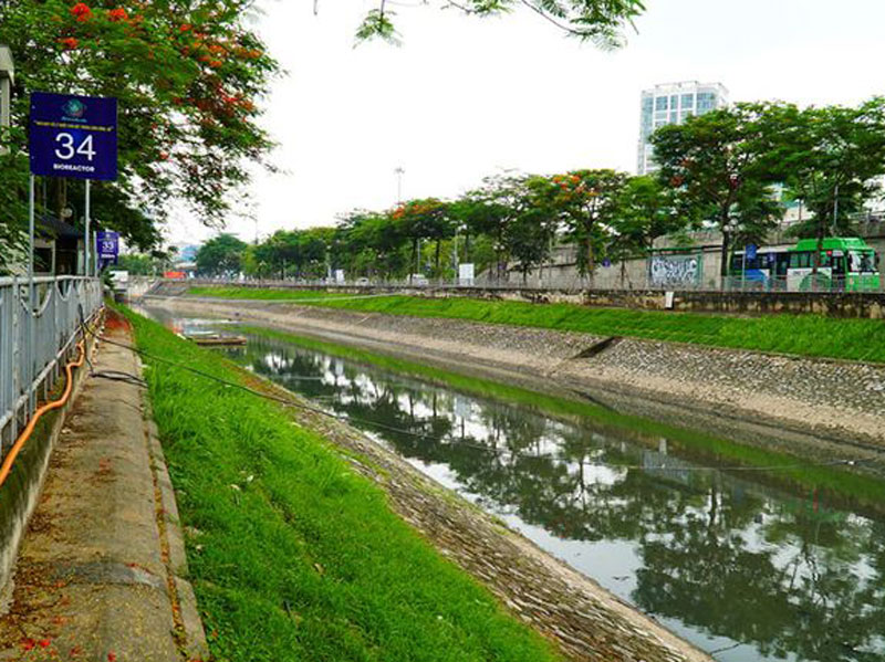 công nghệ lọc nước Nhật làm sạch sông Tô Lịch