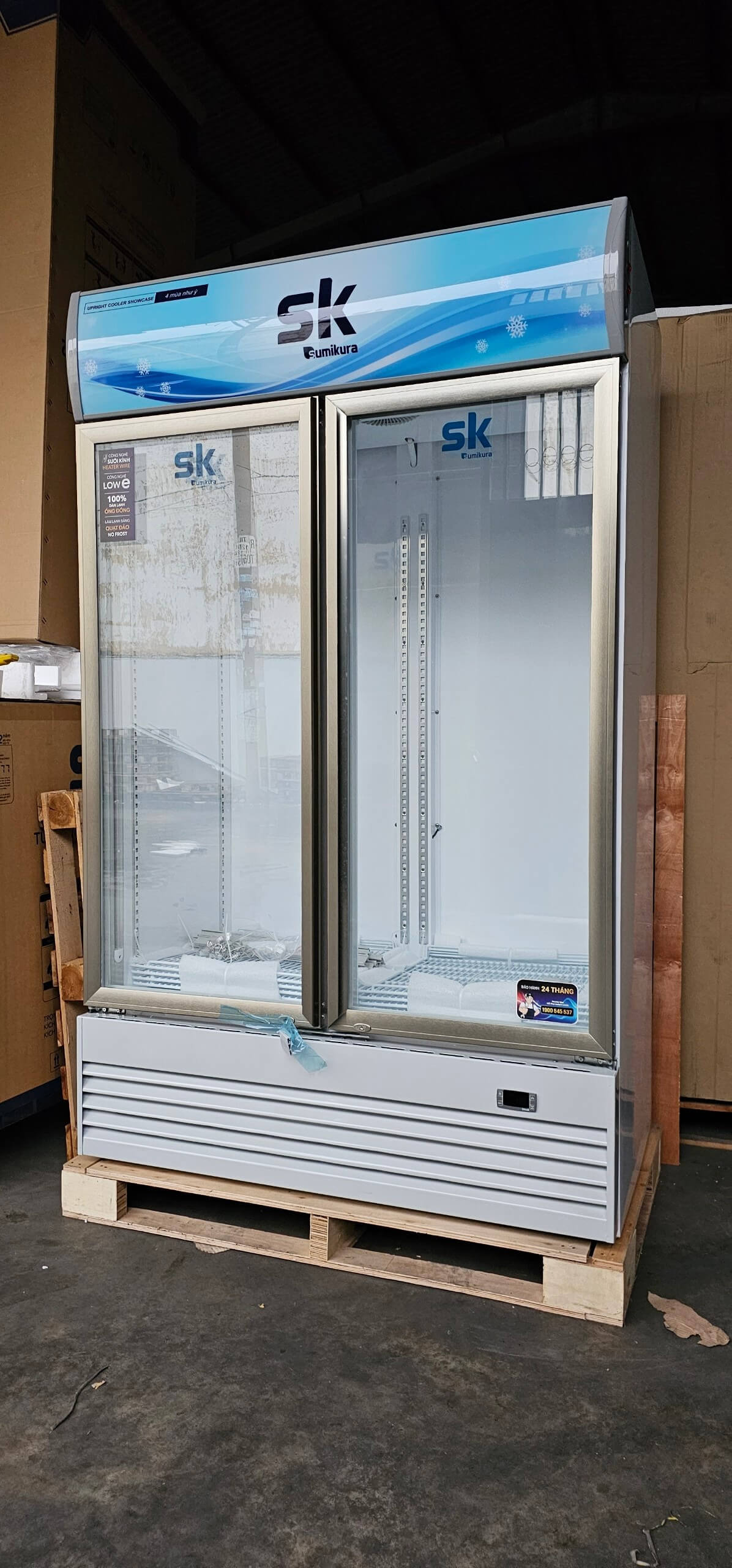 Hình ảnh thực tế Tủ mát Sumikura SKSC-1050HW2 1050 lít