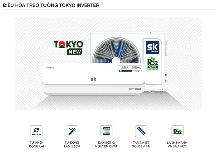Điều hòa SK Inverter Series Tokyo